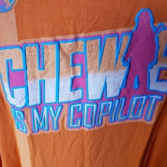 Disney star wars "Chewie My Copilot" tank top NWT XS - Picture 2 of 8